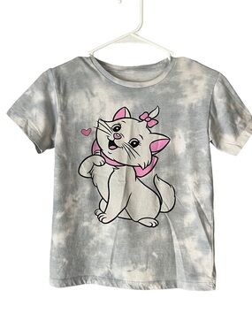 Disney Aristocrats Marie Tie Dye Graphic T-Shirt Girls Medium (7/8)